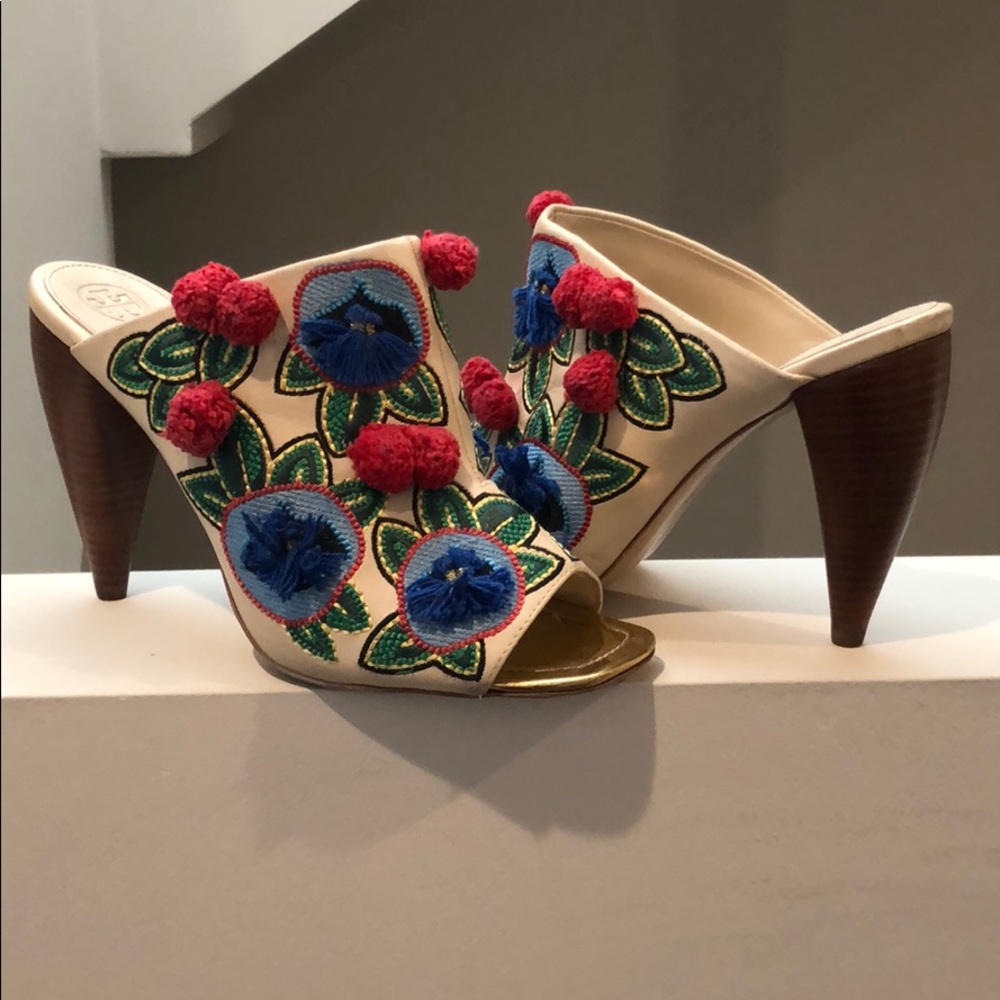 Tory Burch funky heels